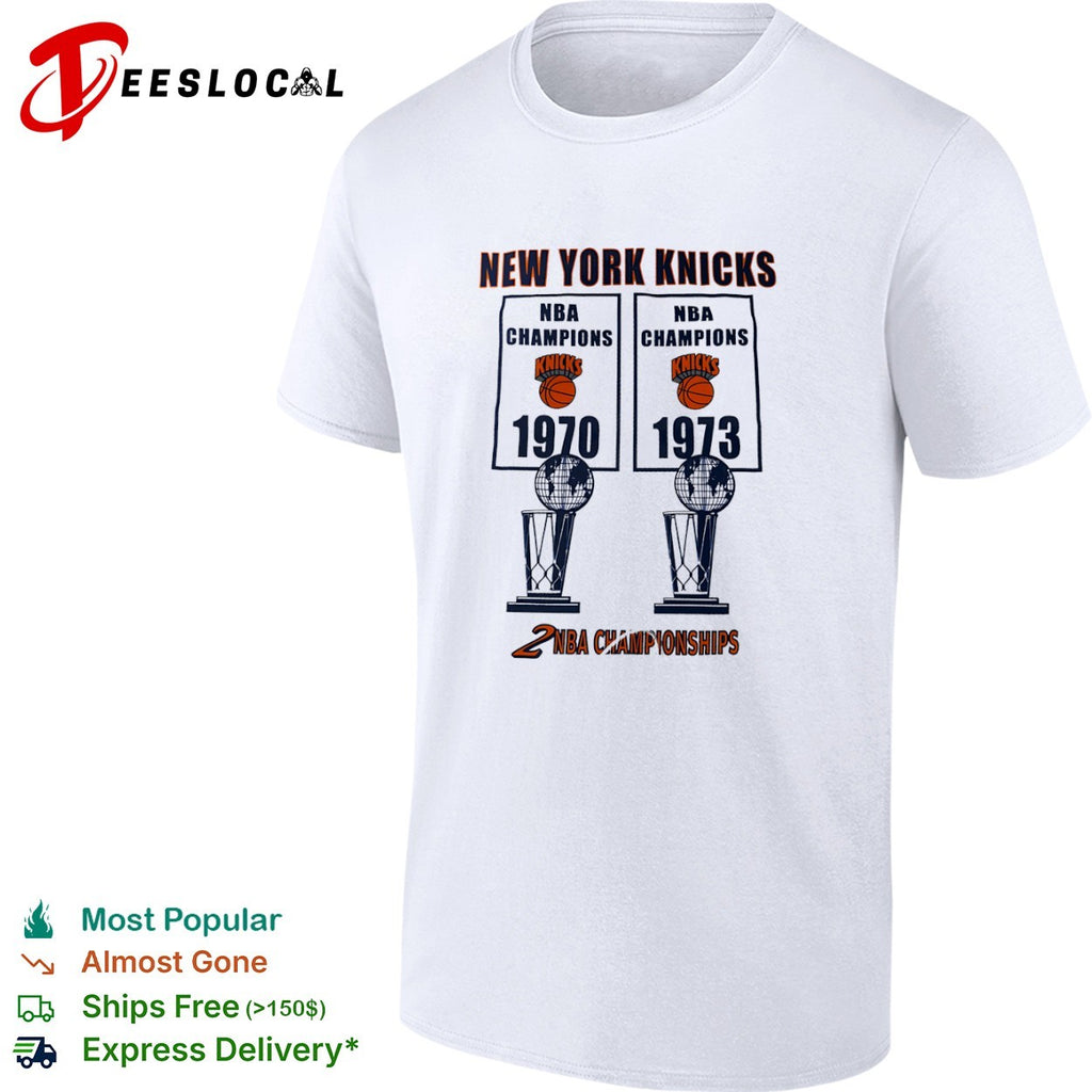 New York Knicks 1970 1973 NBA Champions shirt