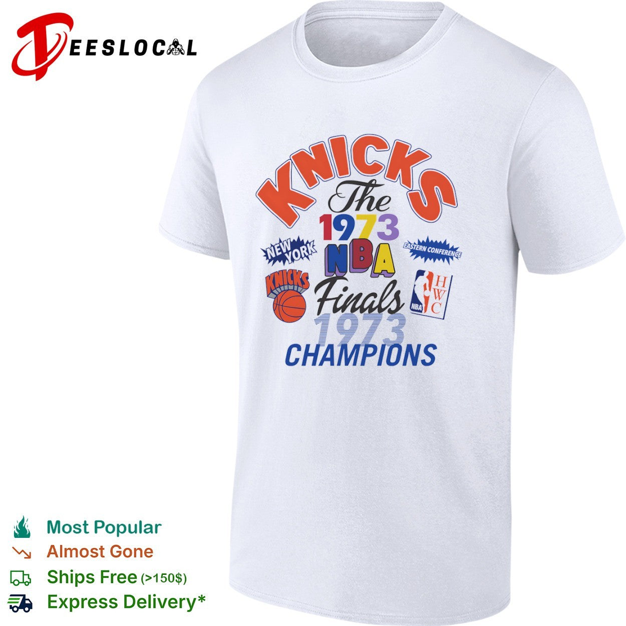 New York Knicks 1973 NBA Finals Champions Eastern Conference shirt