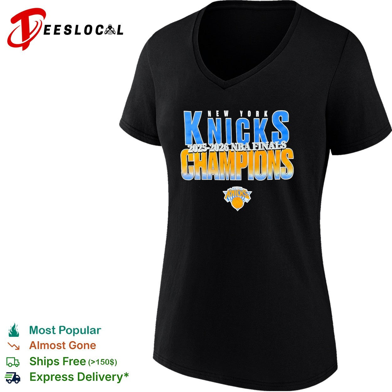 New York Knicks 2025 2026 NBA Finals Champions shirt