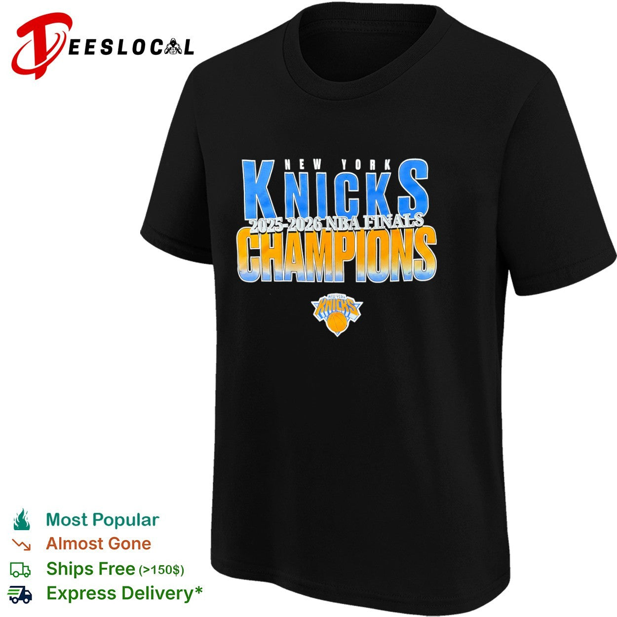 New York Knicks 2025 2026 NBA Finals Champions shirt