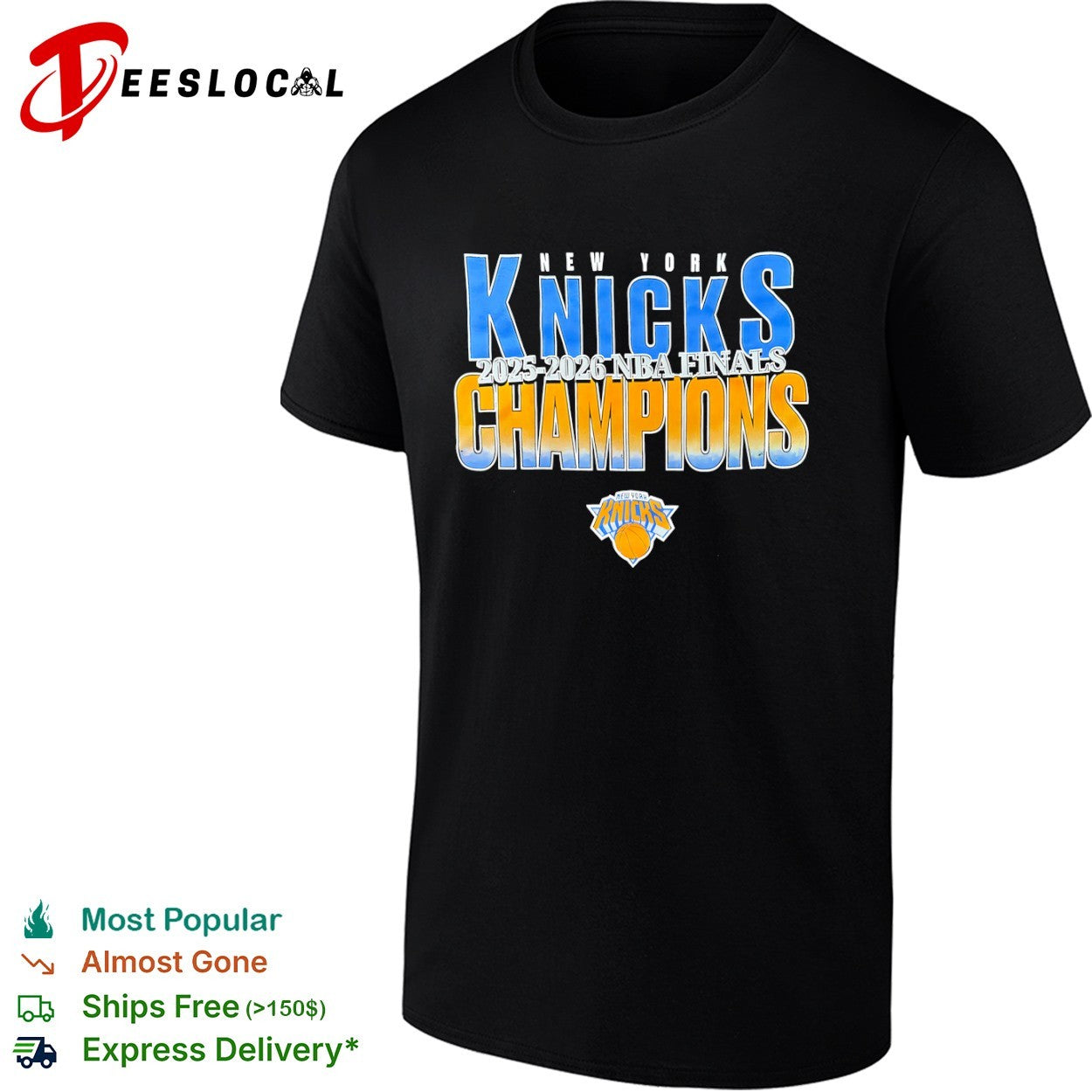 New York Knicks 2025 2026 NBA Finals Champions shirt