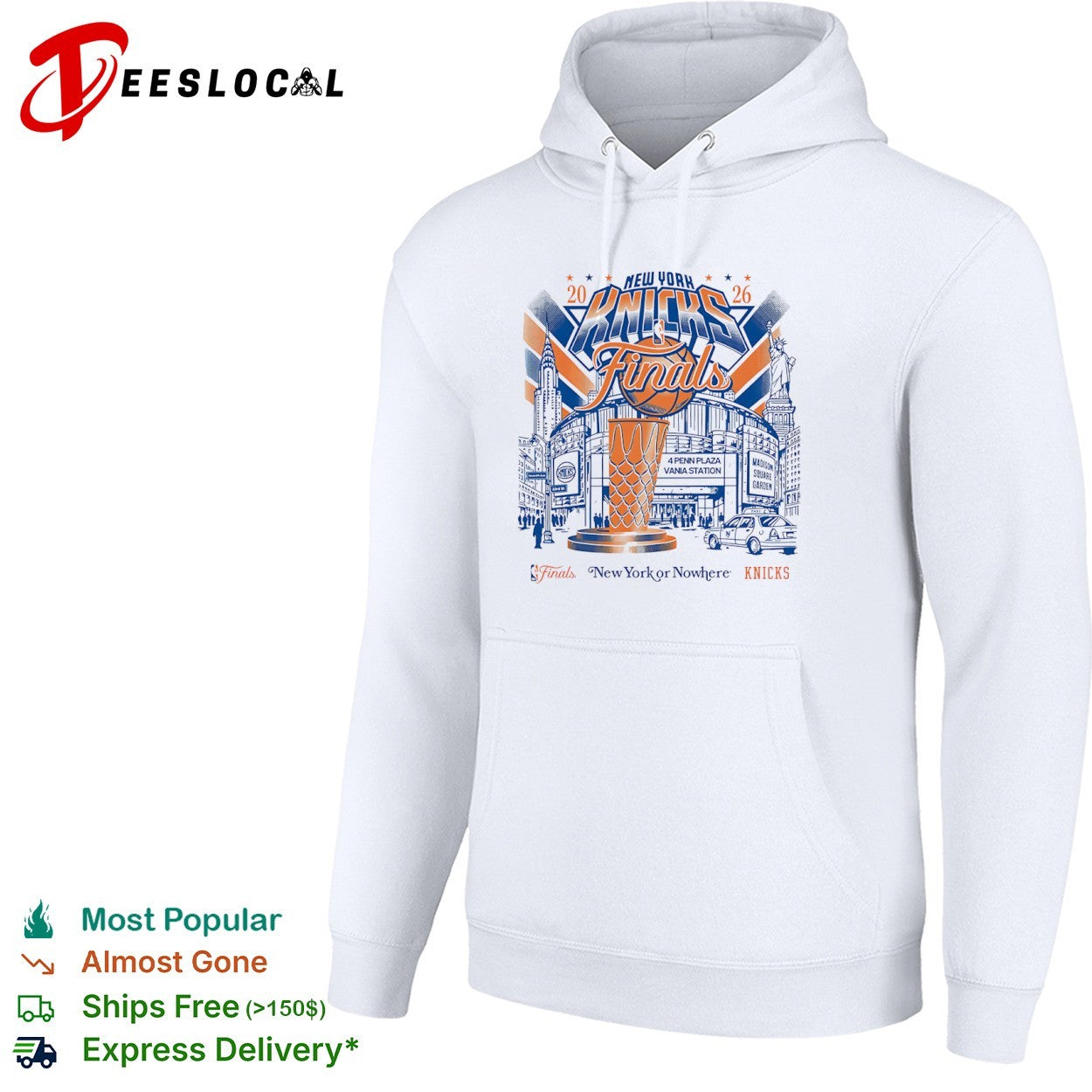 New York Knicks 2026 Finals 4 Penn Plaza Vania Station Madison Square Garden shirt