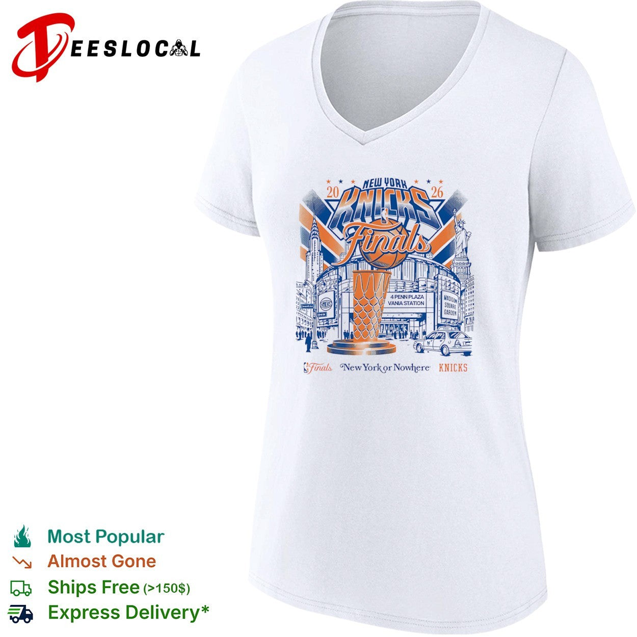 New York Knicks 2026 Finals 4 Penn Plaza Vania Station Madison Square Garden shirt