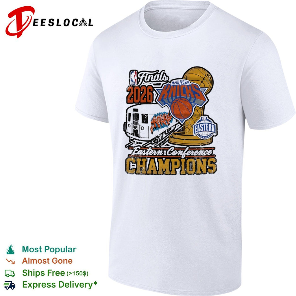 New York Knicks 2026 Finals Eastern Conference Champions NBA subway basketball shirt