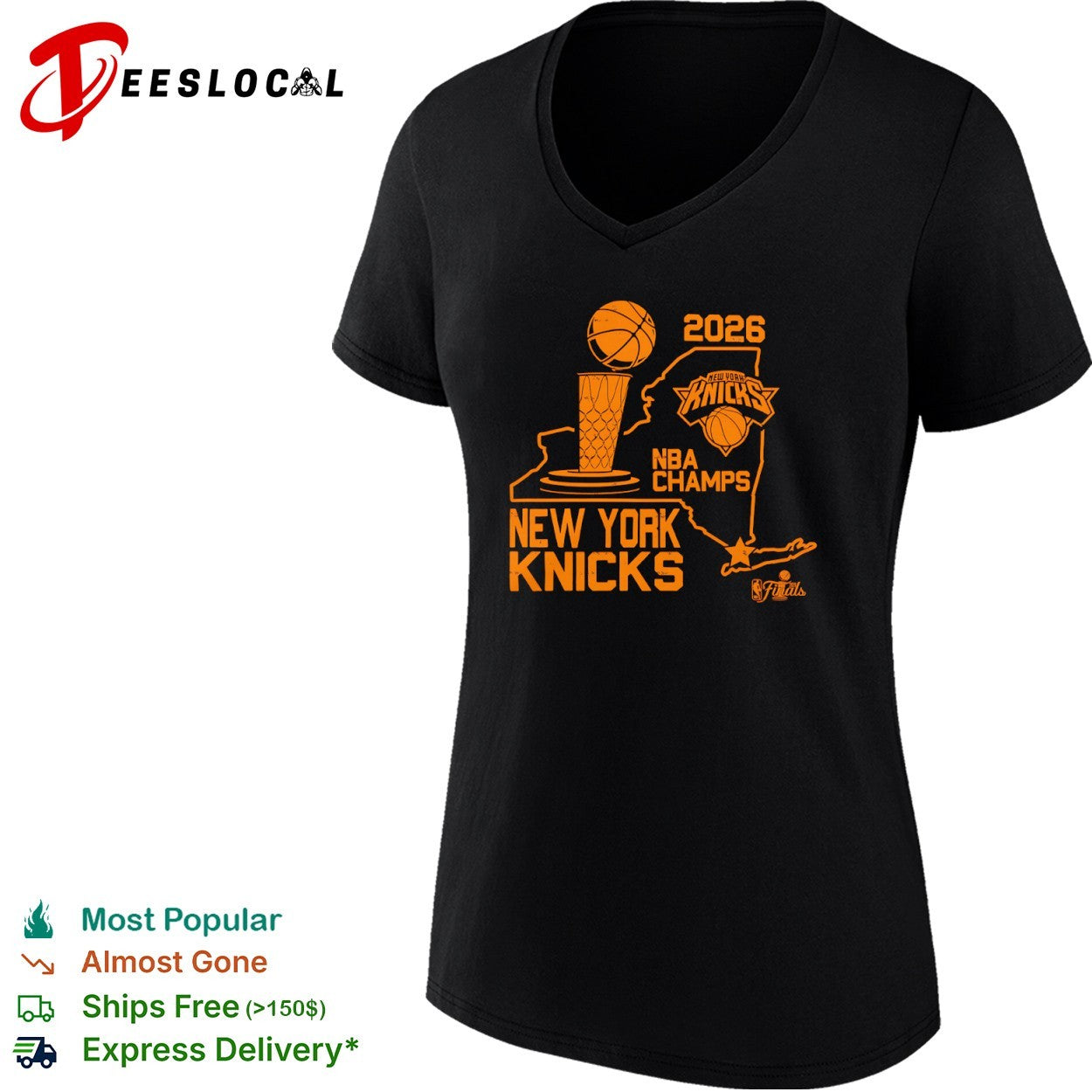 New York Knicks 2026 NBA Champs Finals shirt