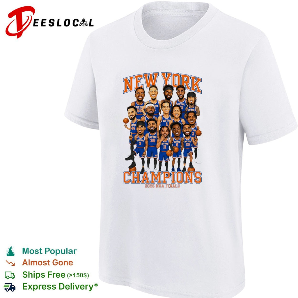 New York Knicks 2026 NBA Finals Champions shirt