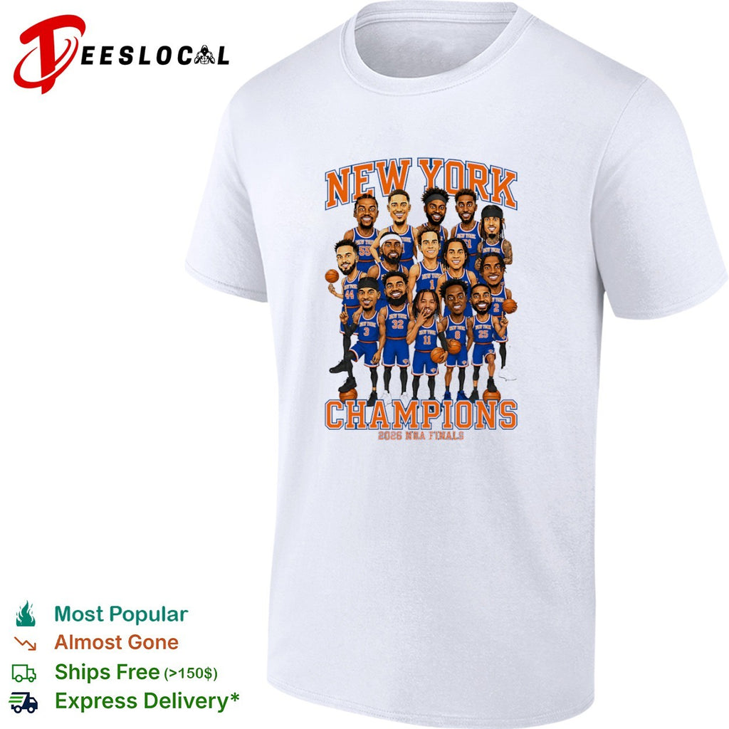 New York Knicks 2026 NBA Finals Champions shirt