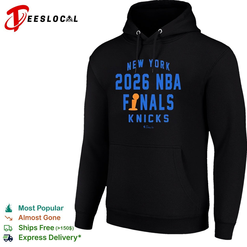 New York Knicks 2026 NBA Finals trophy graphic shirt