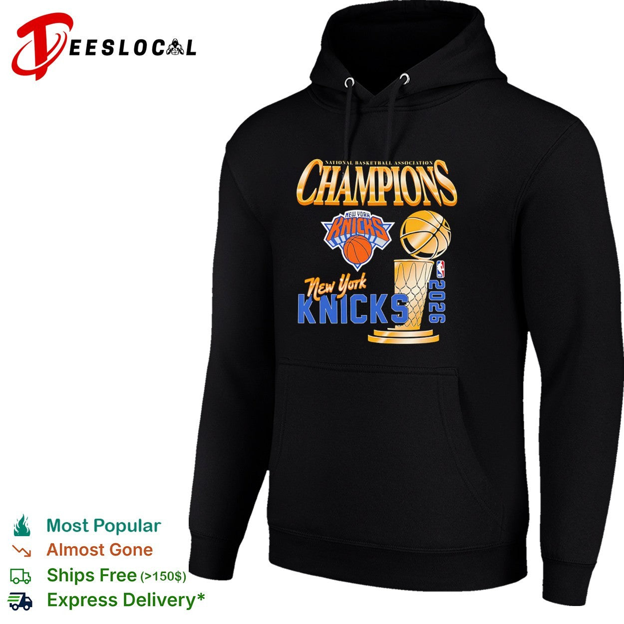 New York Knicks 2026 National Basketball Association Champions Basketball shirt