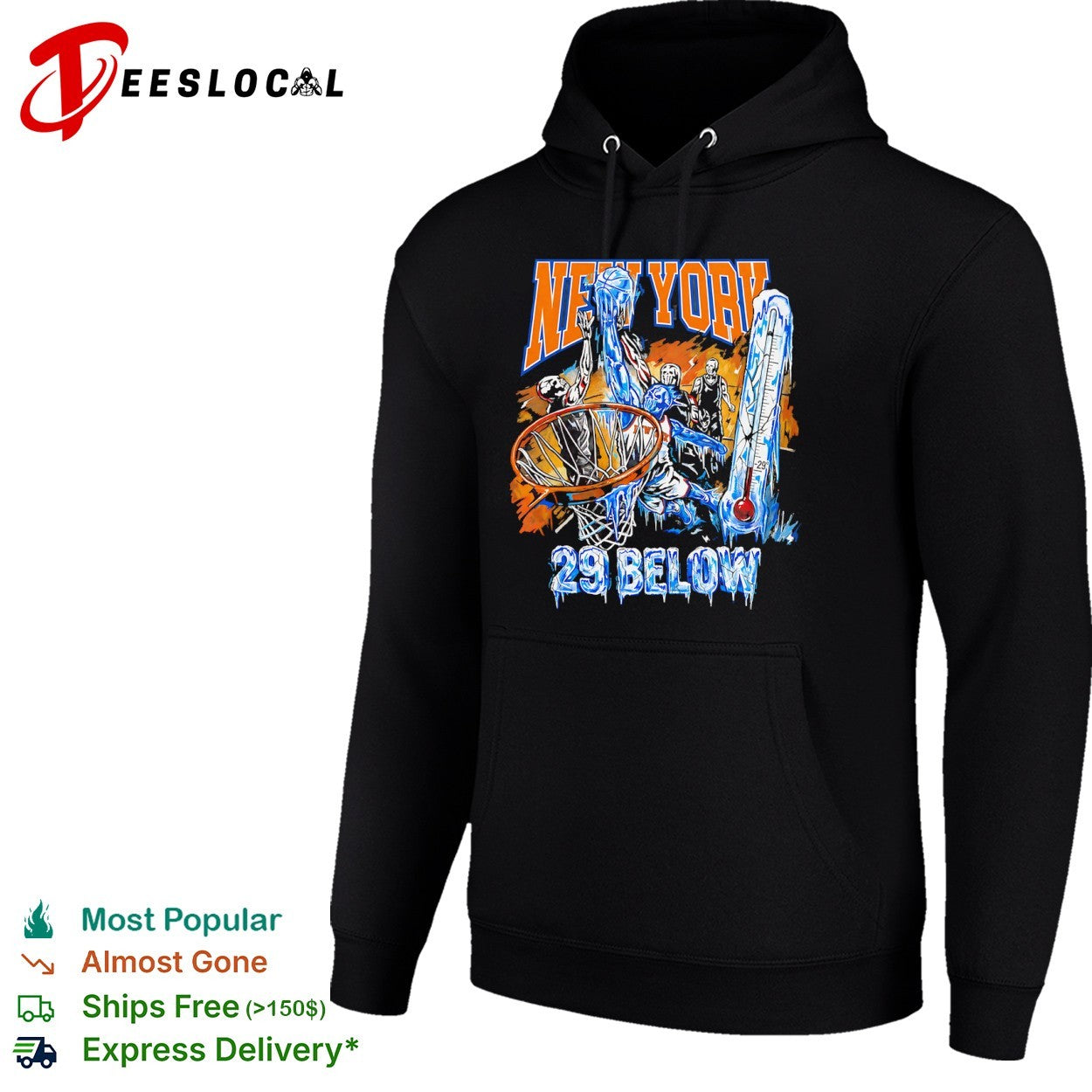 New York Knicks 29 Below Basketball shirt