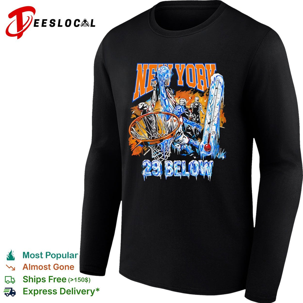 New York Knicks 29 Below Basketball shirt