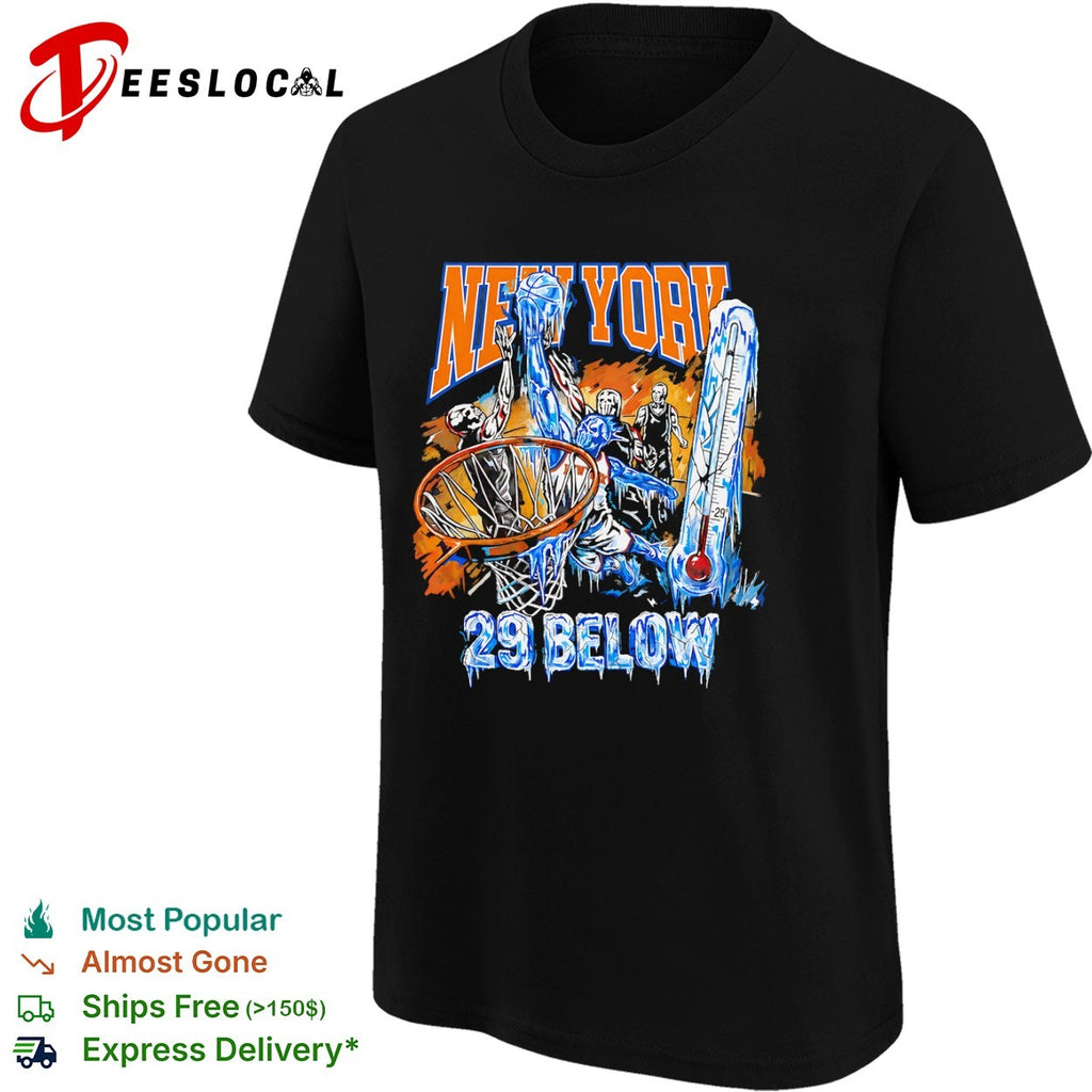 New York Knicks 29 Below Basketball shirt