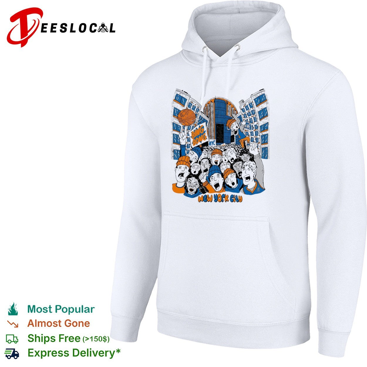 New York Knicks Bing Bong NYC New York City basketball shirt