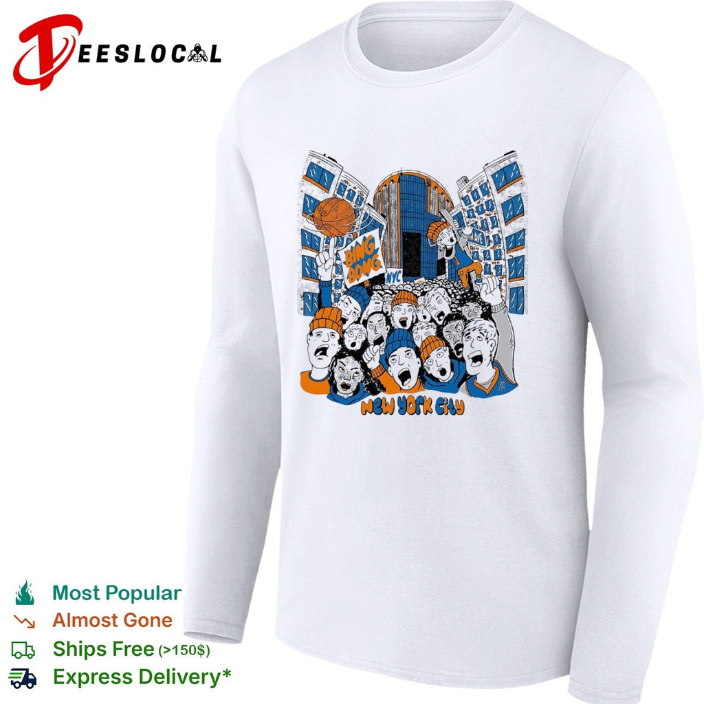 New York Knicks Bing Bong NYC New York City basketball shirt