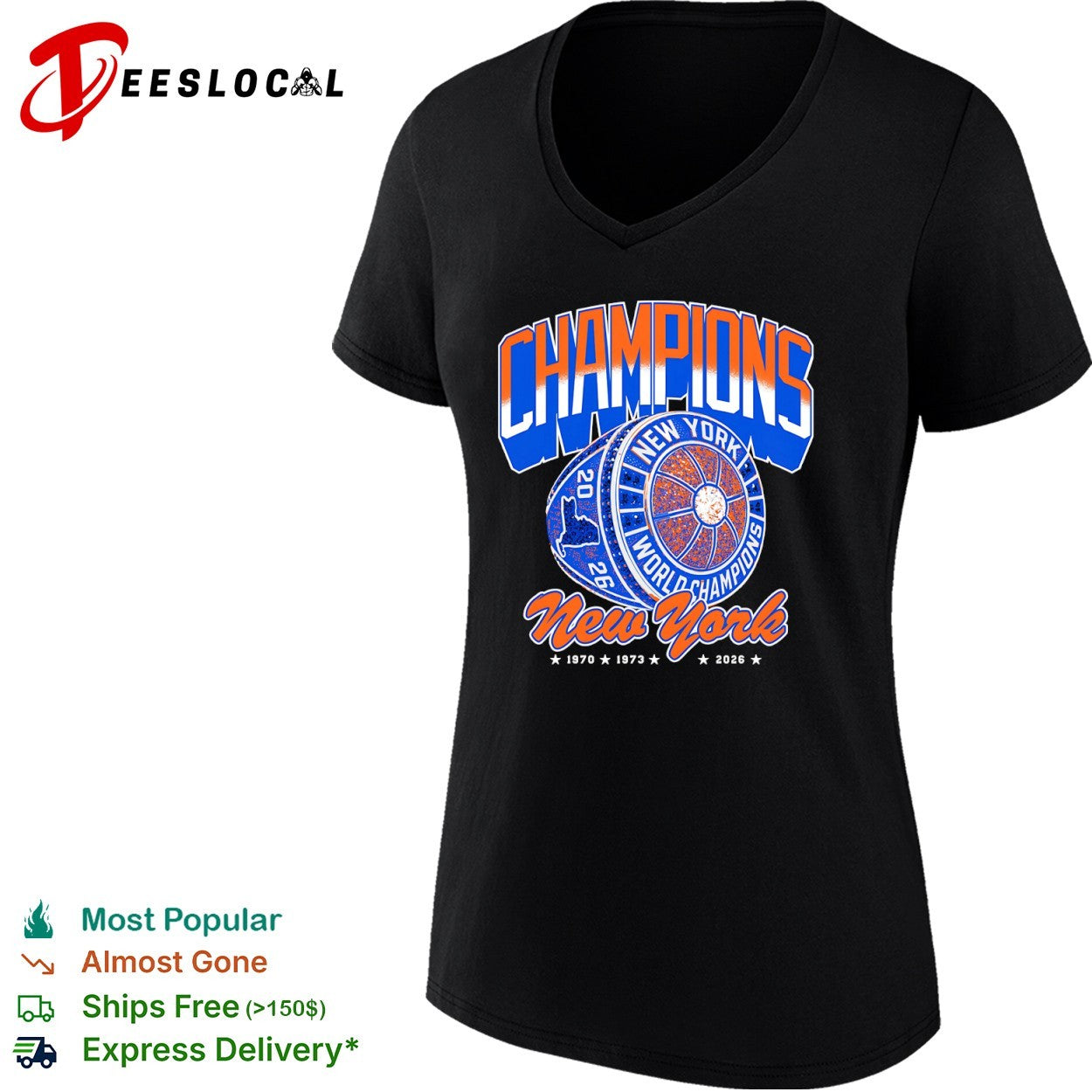 New York Knicks Champions 1970 1973 2026 World Champions New York basketball shirt