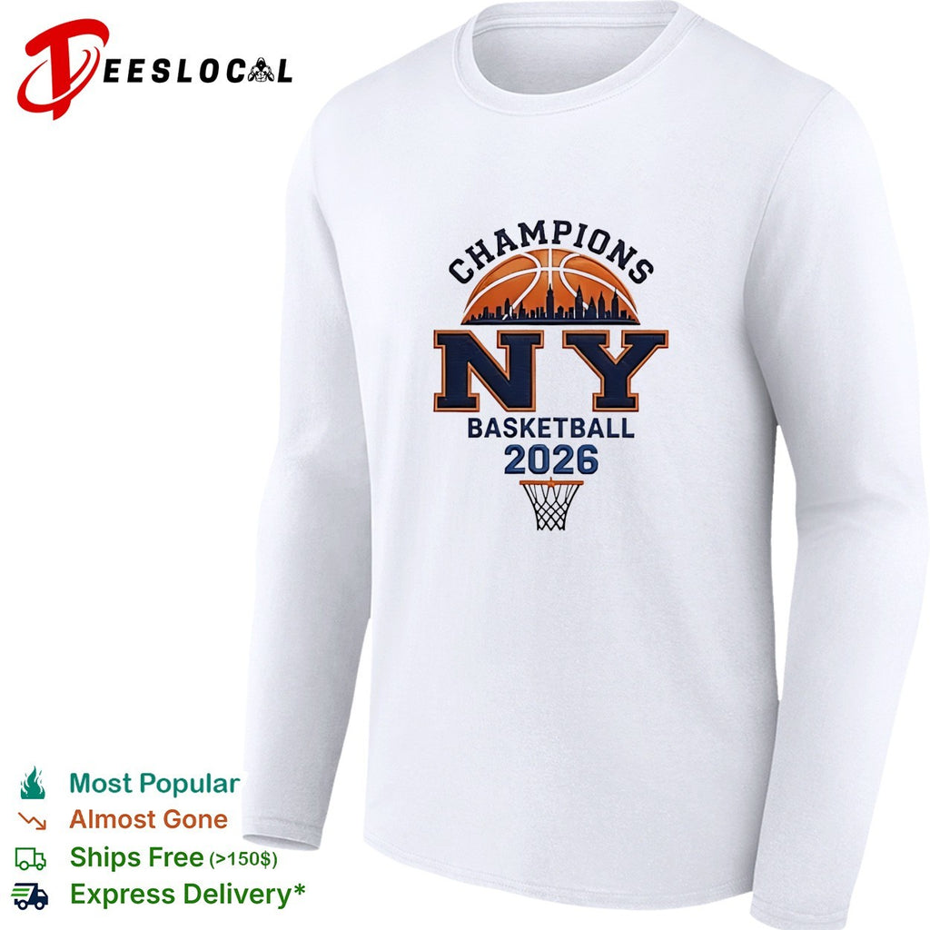 New York Knicks Champions NY basketball 2026 graphic shirt