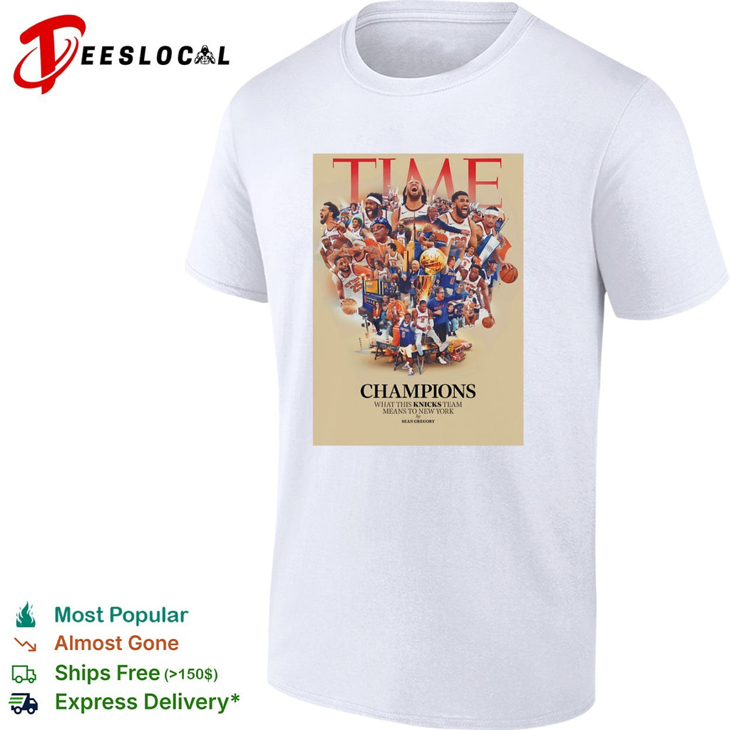 New York Knicks Champions Time Magazine Art shirt