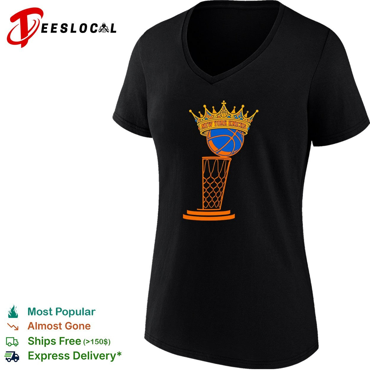 New York Knicks Championship Crown Basketball shirt