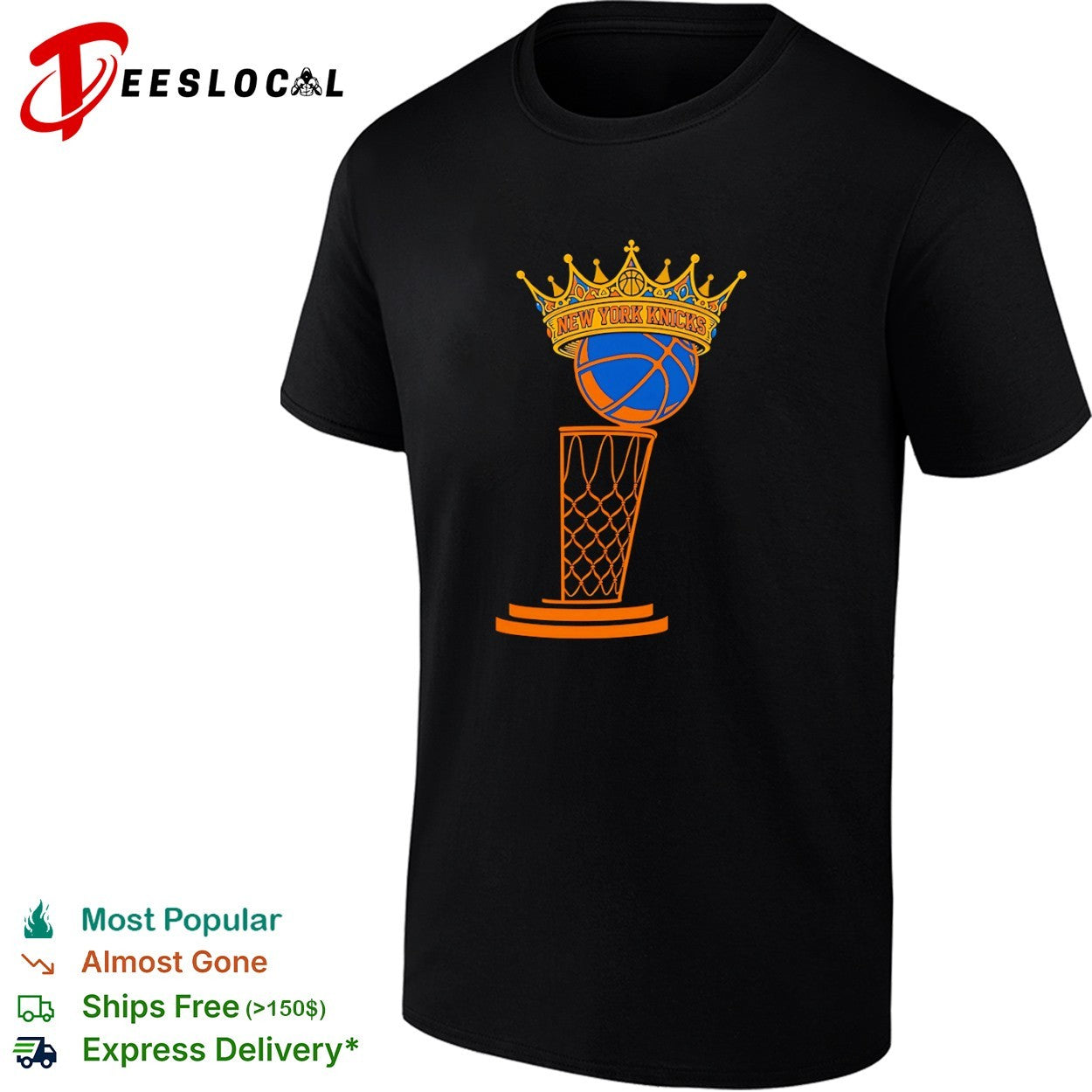 New York Knicks Championship Crown Basketball shirt