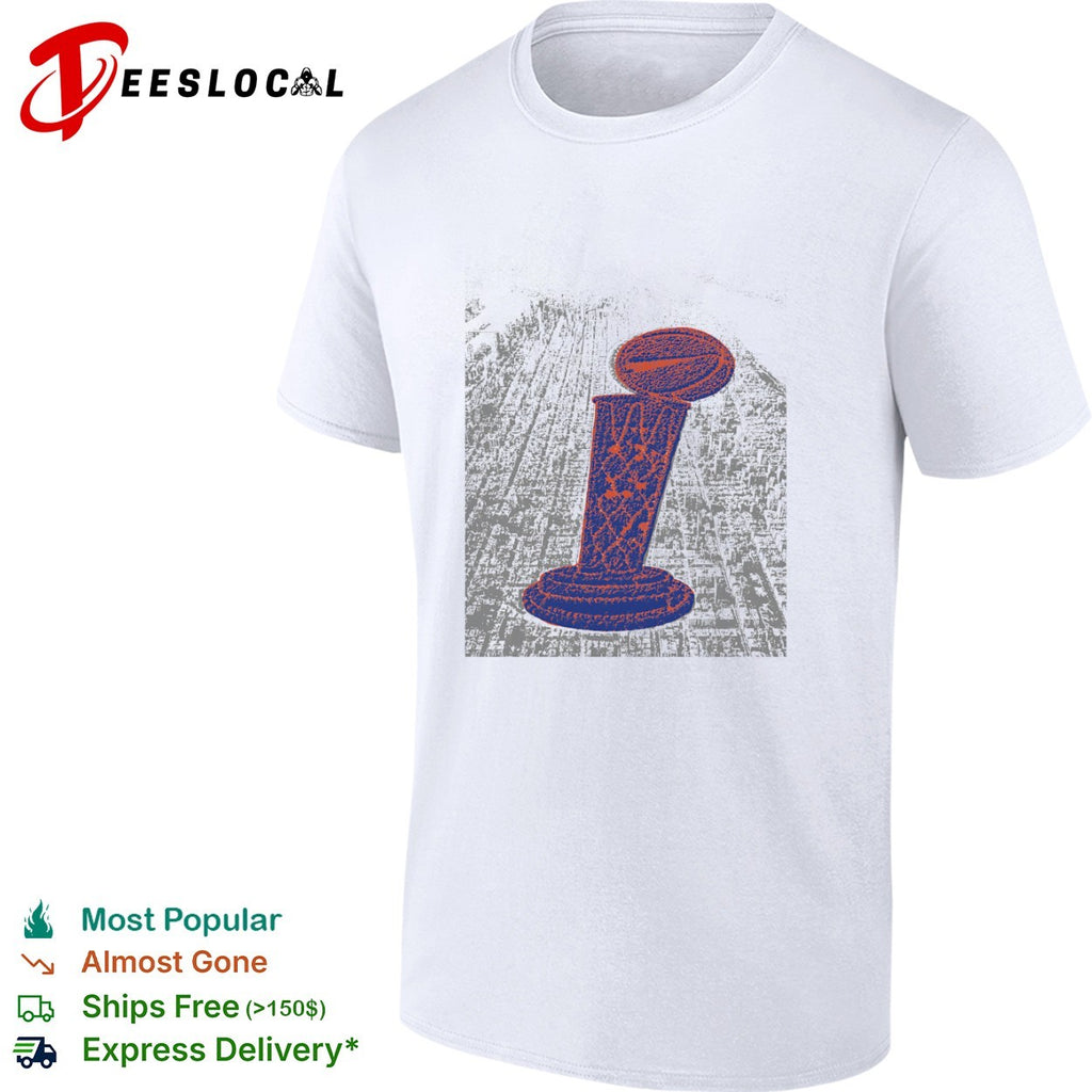 New York Knicks Championship Trophy NBA Basketball shirt