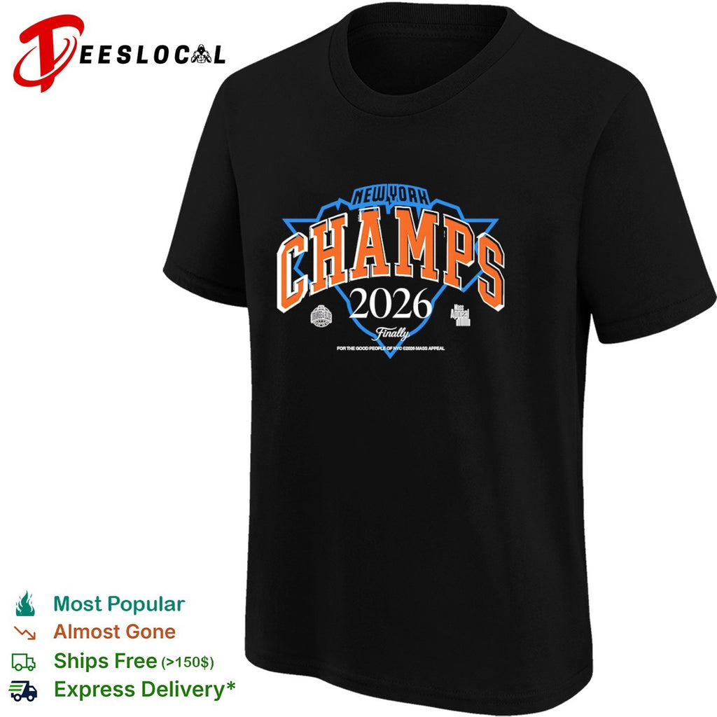 New York Knicks Champs 2026 Finally shirt