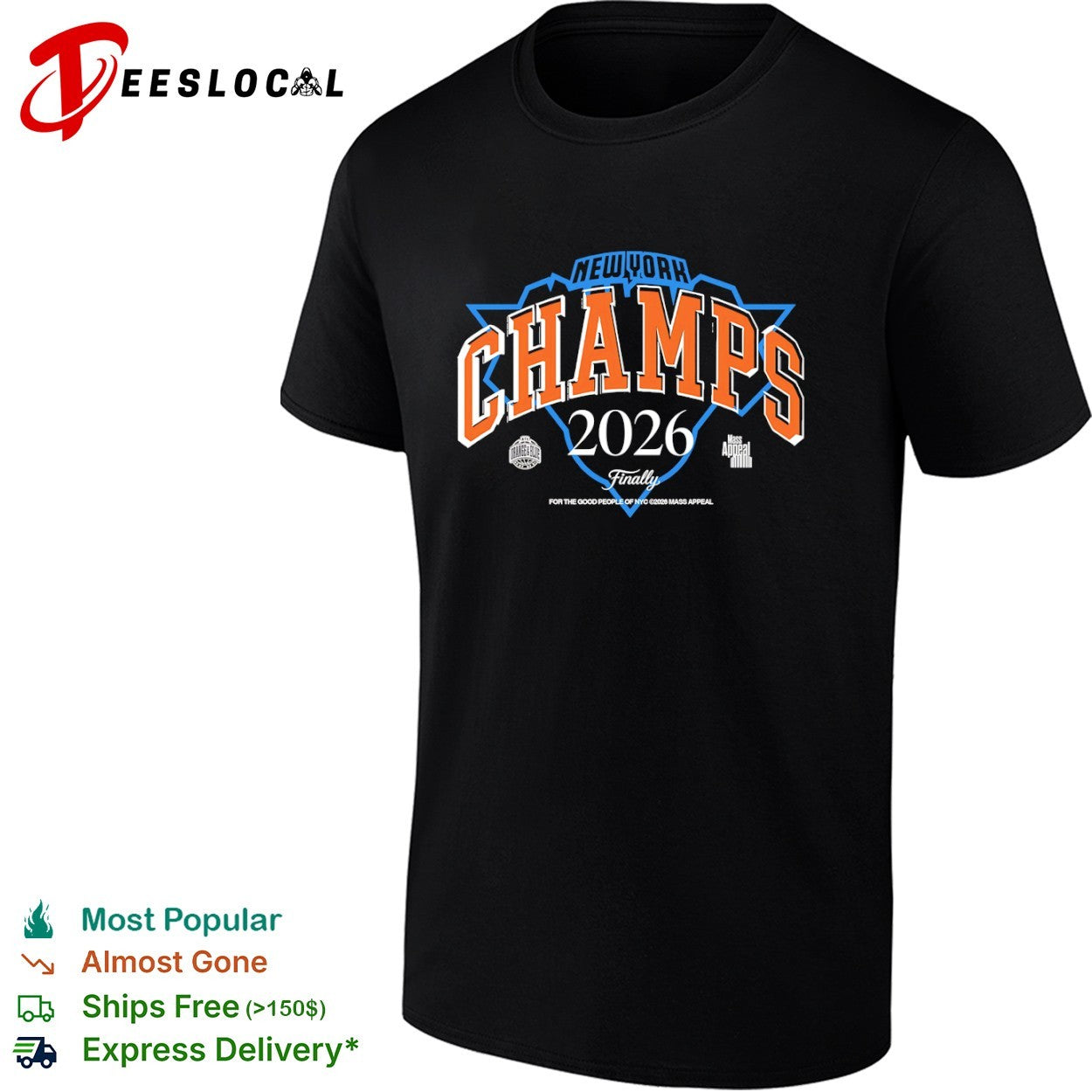 New York Knicks Champs 2026 Finally shirt