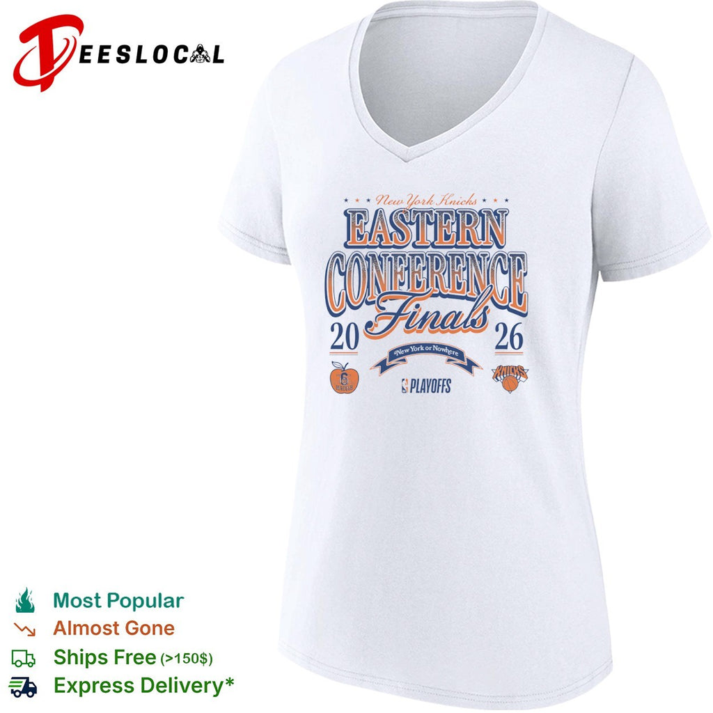 New York Knicks Eastern Conference Finals 2026 New York or Nowhere Playoffs shirt