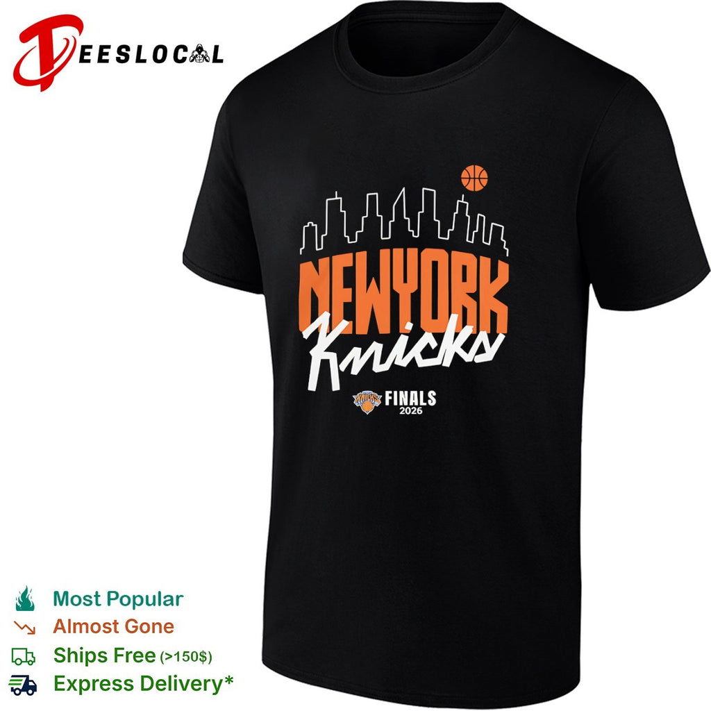 New York Knicks Finals 2026 Skyline Basketball Logo Sports Team Championship shirt