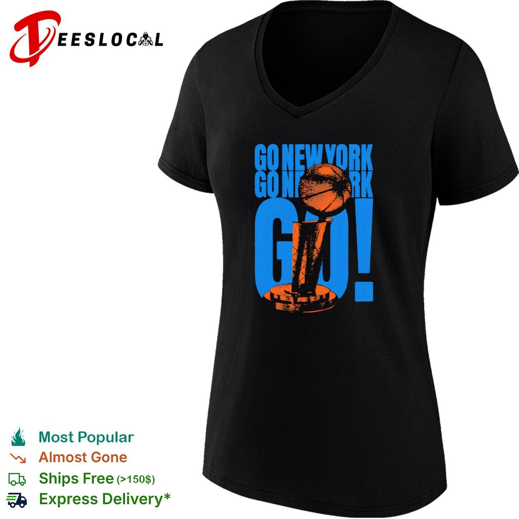 New York Knicks Go New York Go New York Go Championship Trophy shirt
