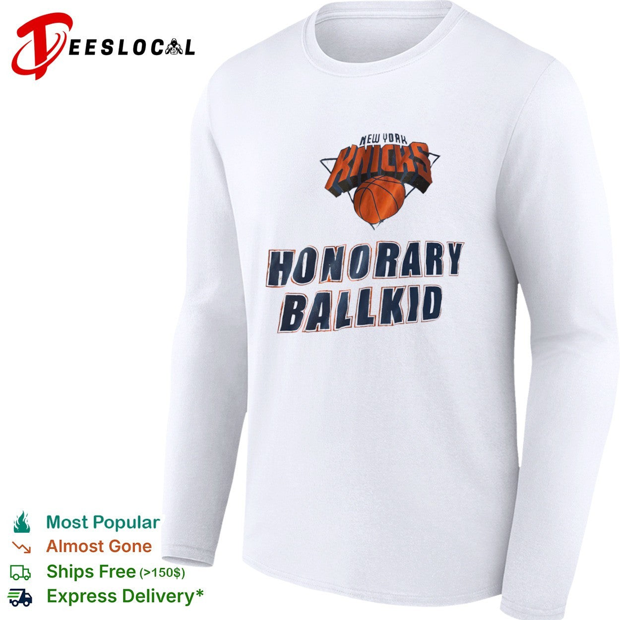 New York Knicks Honorary Ballkid shirt