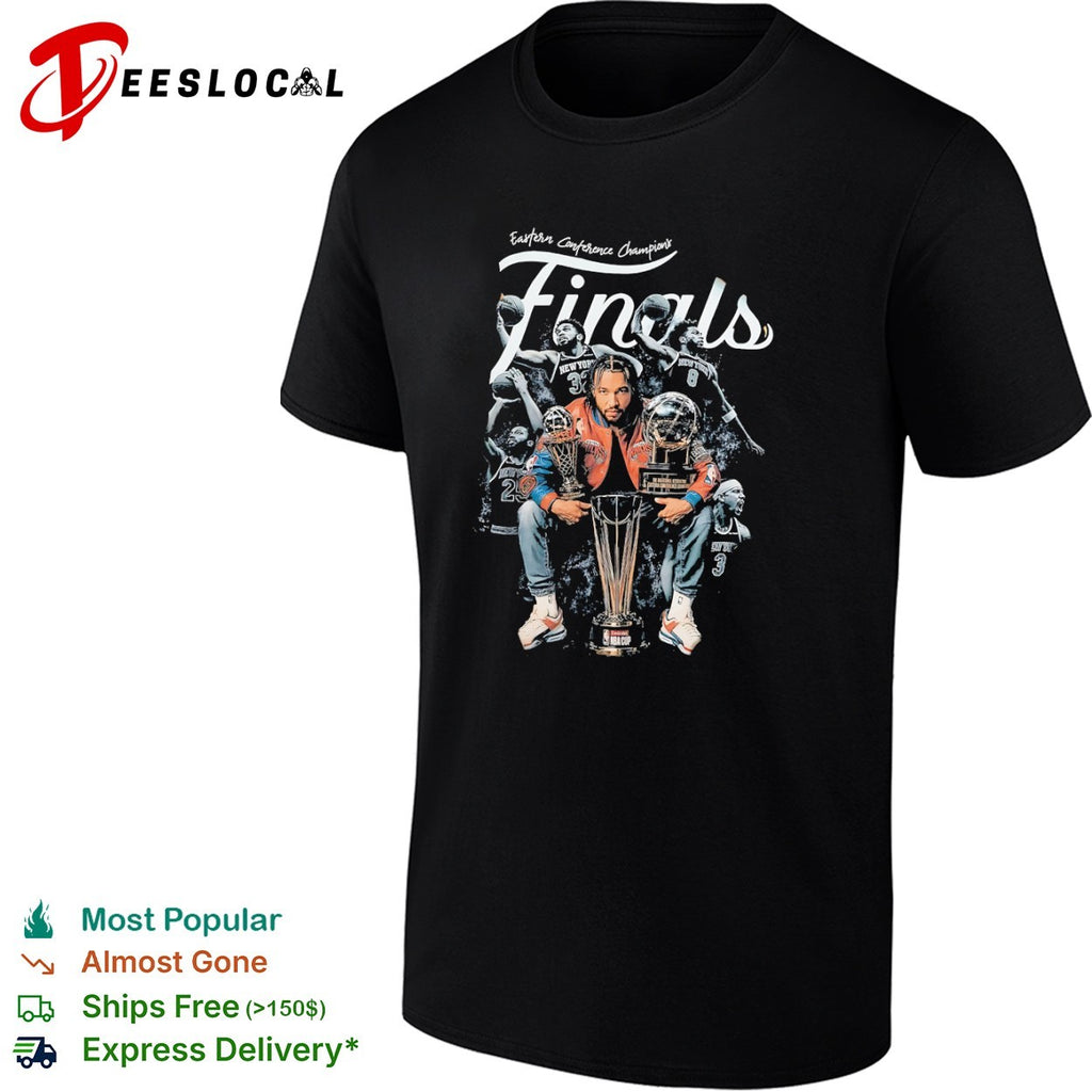 New York Knicks Jalen Brunson Eastern Conference Champions Finals trophy shirt