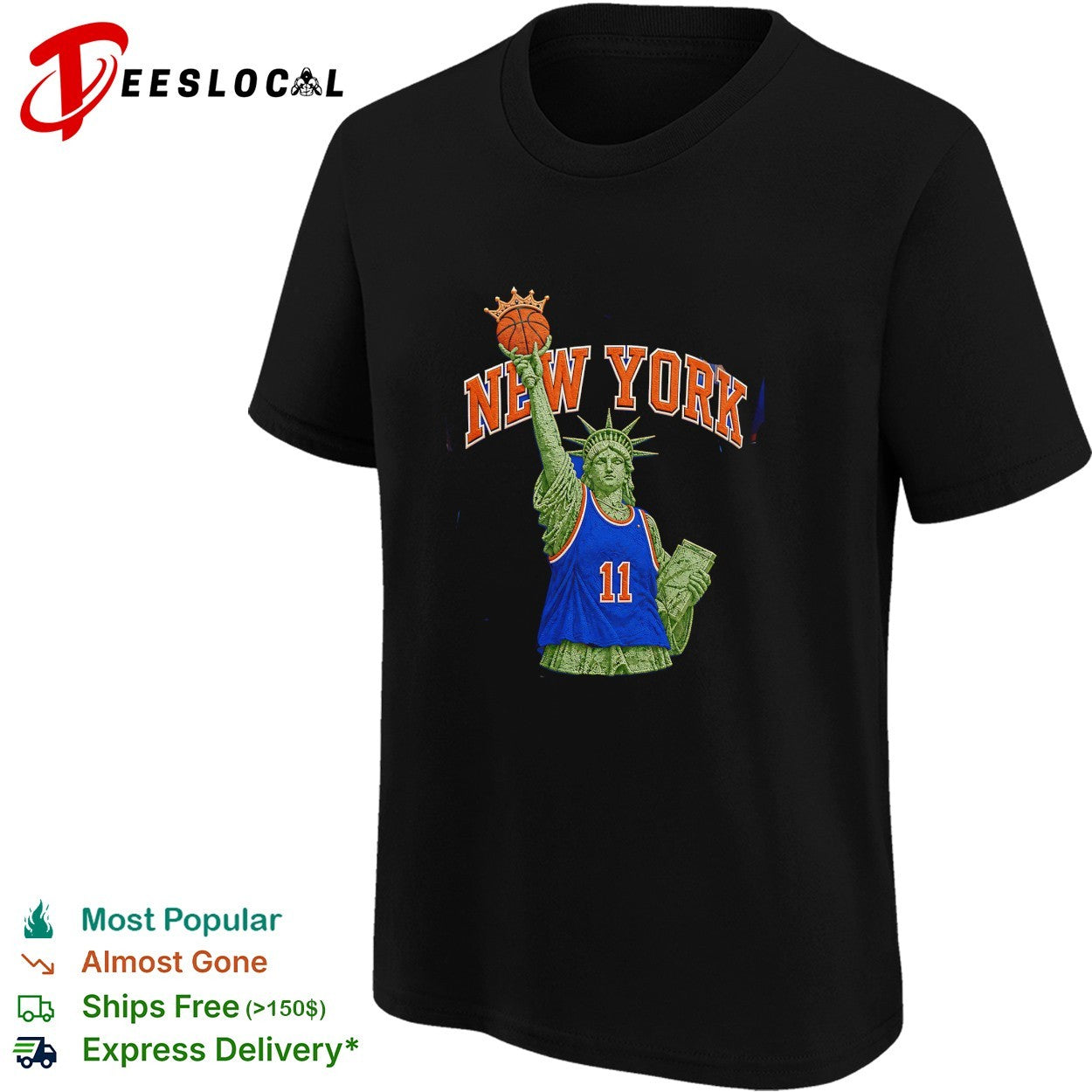 New York Knicks Jalen Brunson Statue of Liberty 11 NBA Finals 2026 shirt