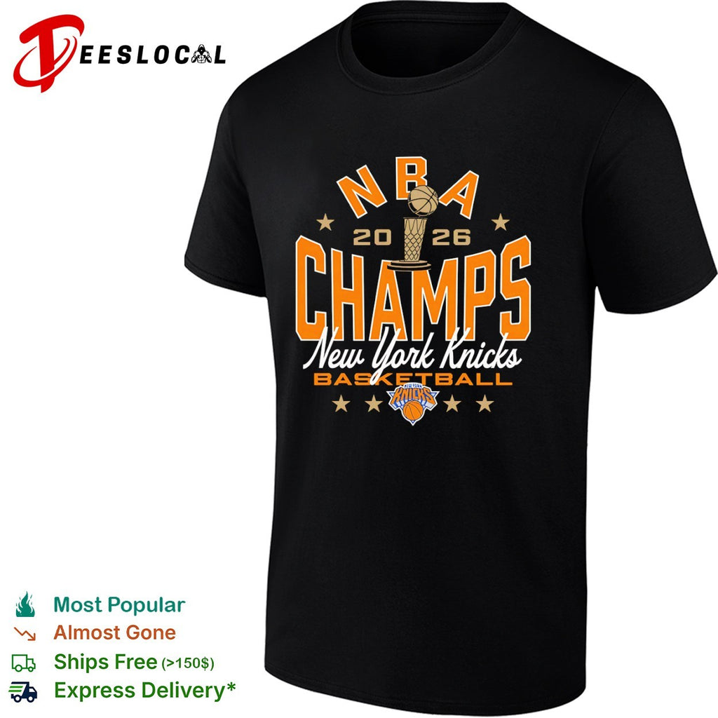 New York Knicks NBA 2026 Champs Basketball Official Team Shirt