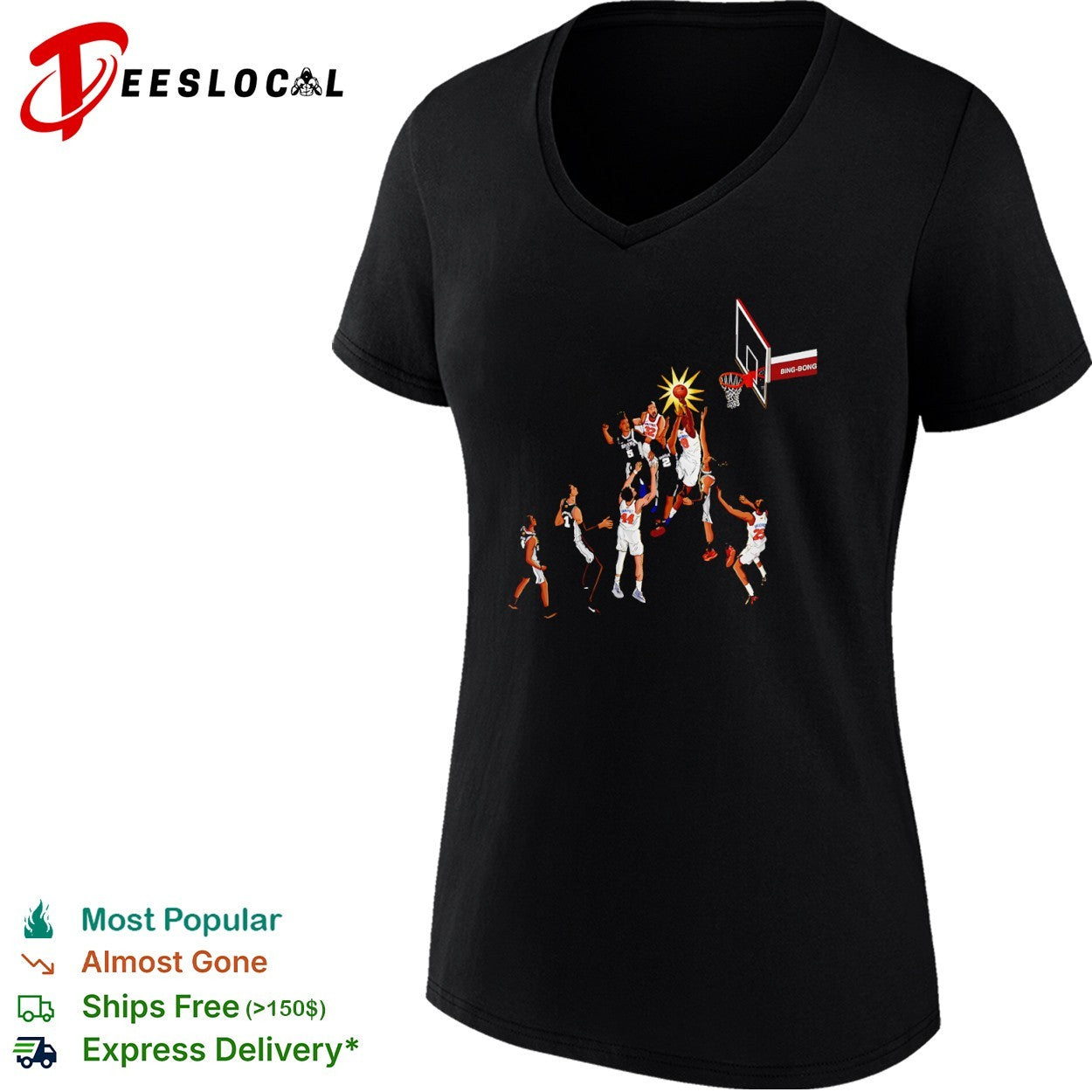 New York Knicks NBA Bing Bong Art Basketball shirt