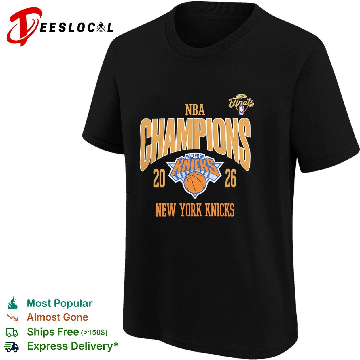 New York Knicks NBA Champions 2026 The Finals Basketball Team shirt