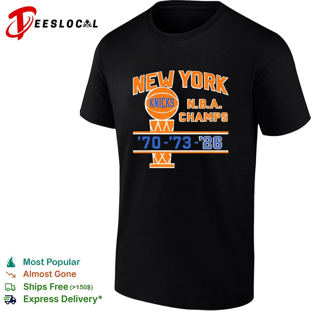 New York Knicks NBA Champs 1970 1973 2026 shirt