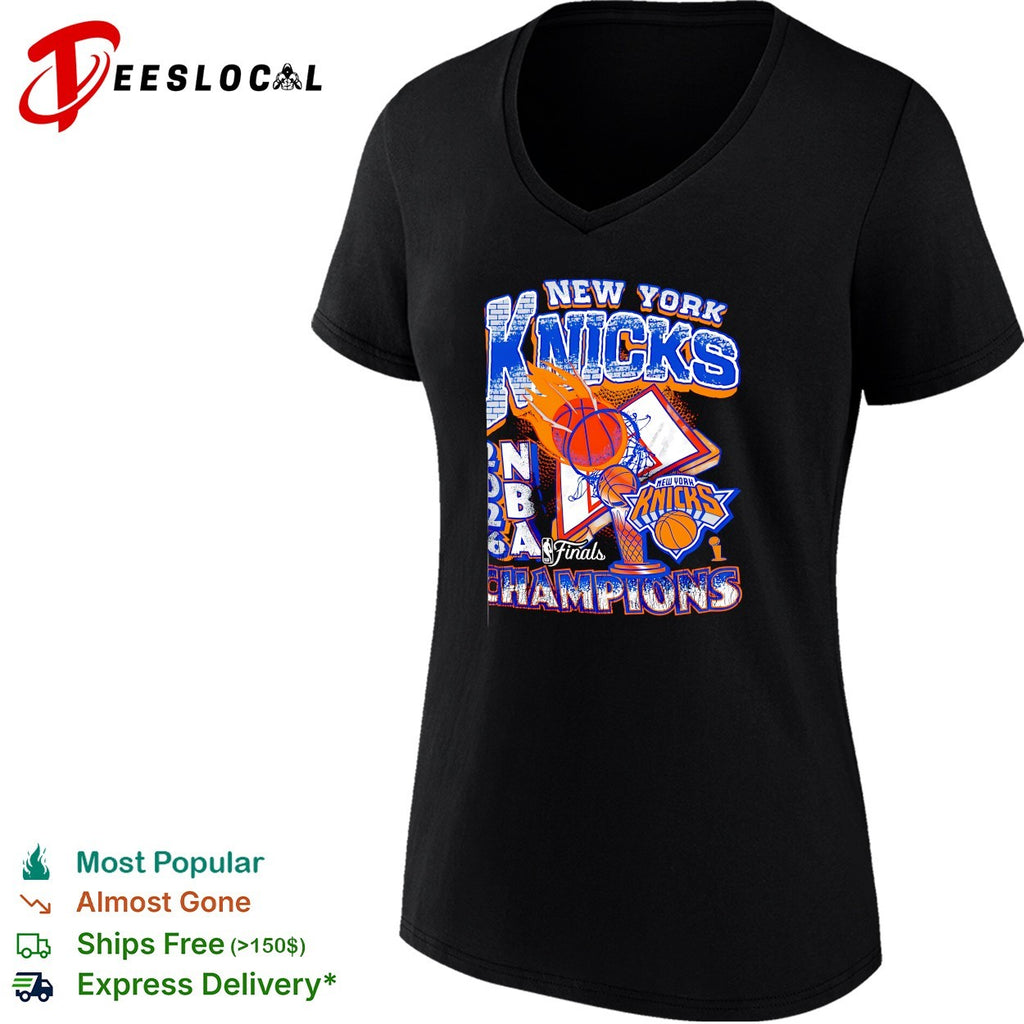 New York Knicks NBA Finals Champions grunge distressed bold art shirt