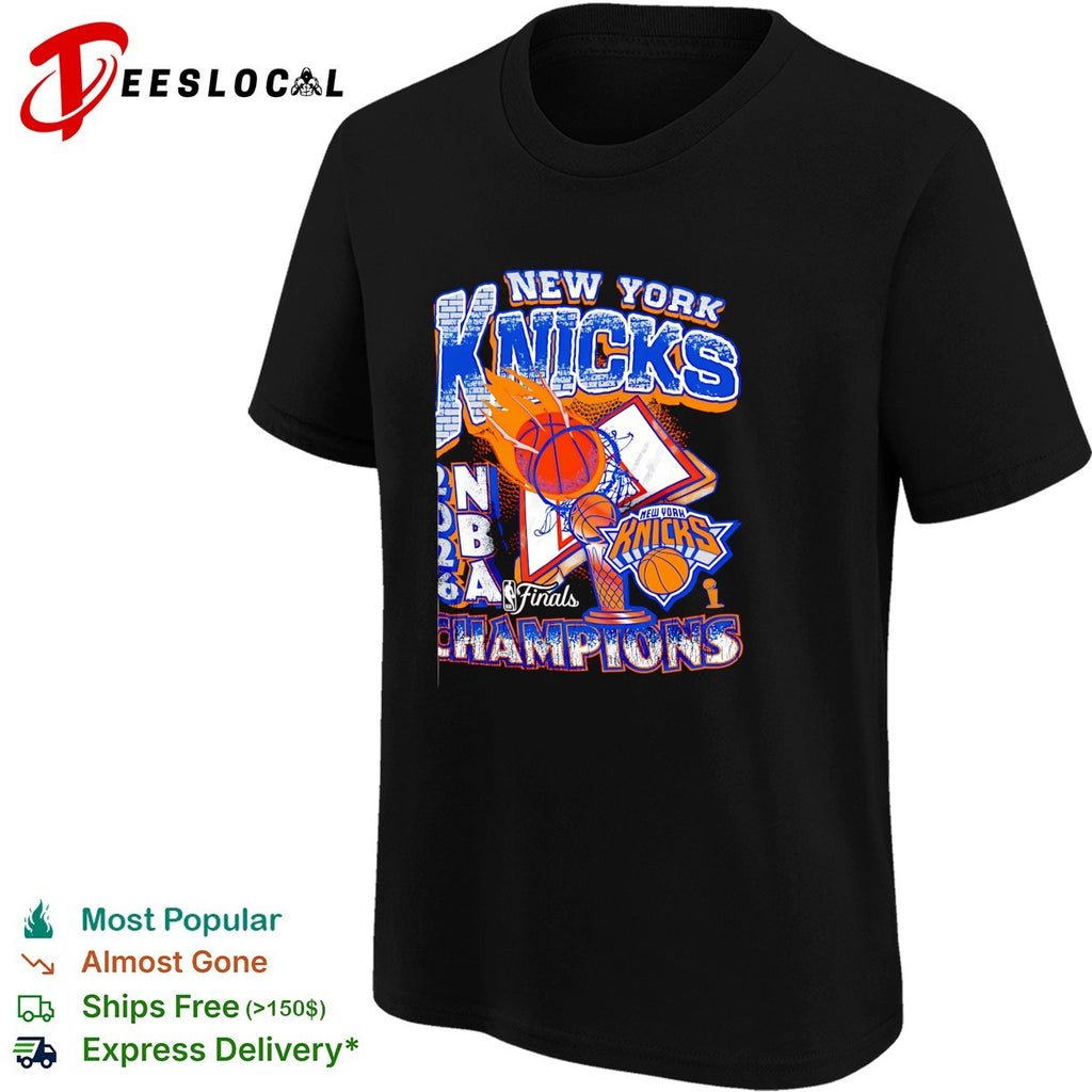 New York Knicks NBA Finals Champions grunge distressed bold art shirt