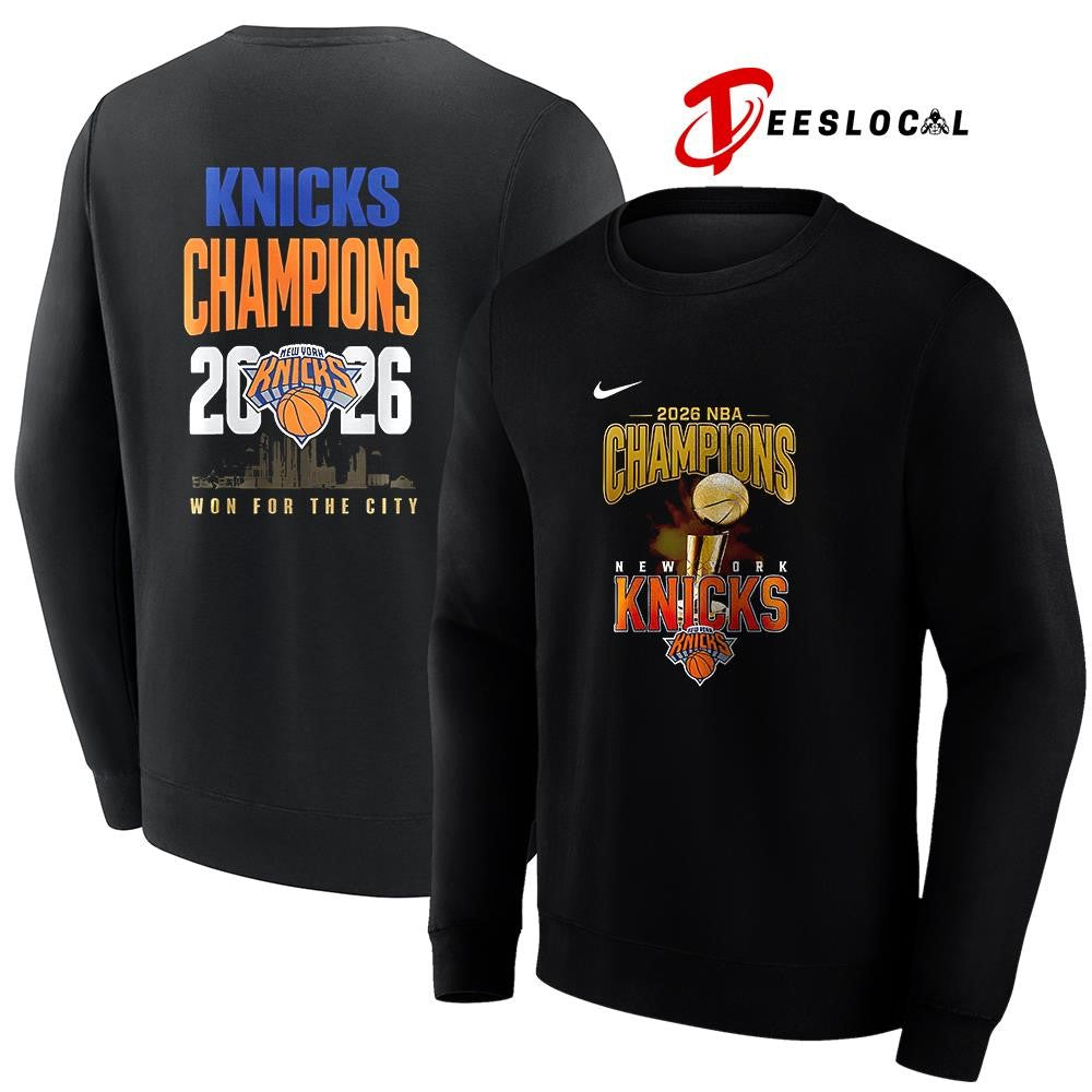 New York Knicks NBA Finals Champions won for the city graphic shirt