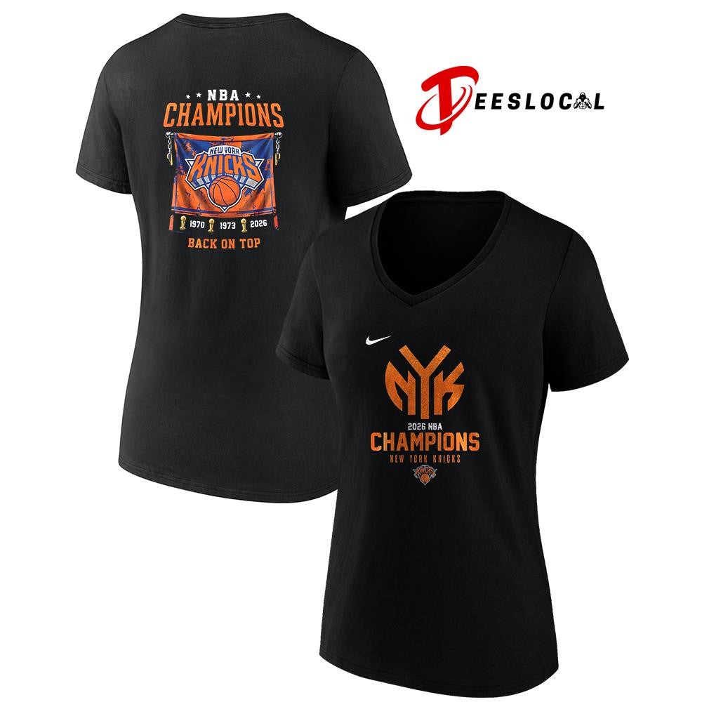 New York Knicks NBA Finals back on top graphic shirt