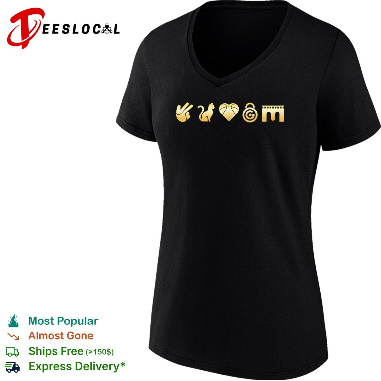 New York Knicks NBA Icons Symbolic Gold Shirt