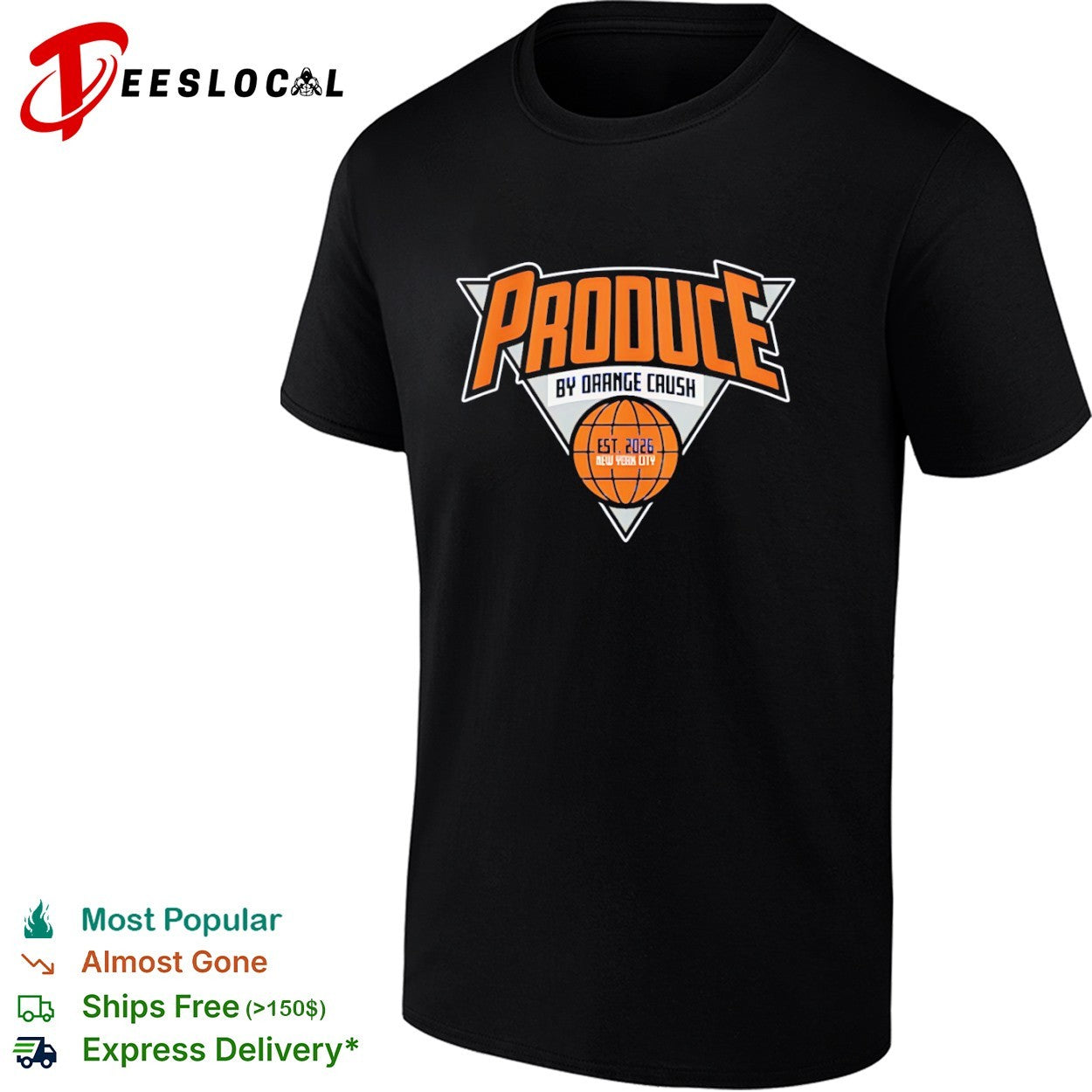 New York Knicks NBA Produce by Orange Crush shirt