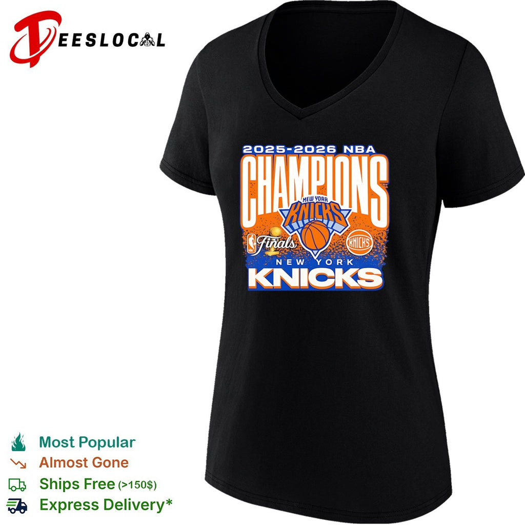 New York Knicks NBA champions basketball 2025 2026 finals shirt