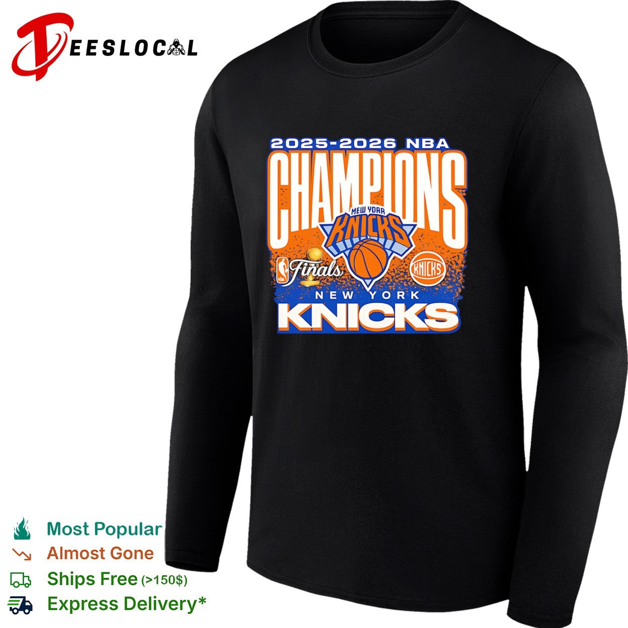 New York Knicks NBA champions basketball 2025 2026 finals shirt