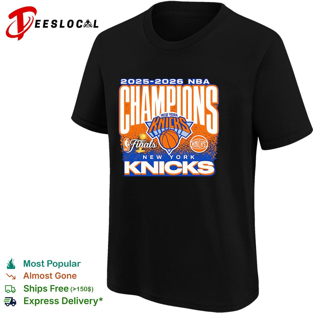 New York Knicks NBA champions basketball 2025 2026 finals shirt