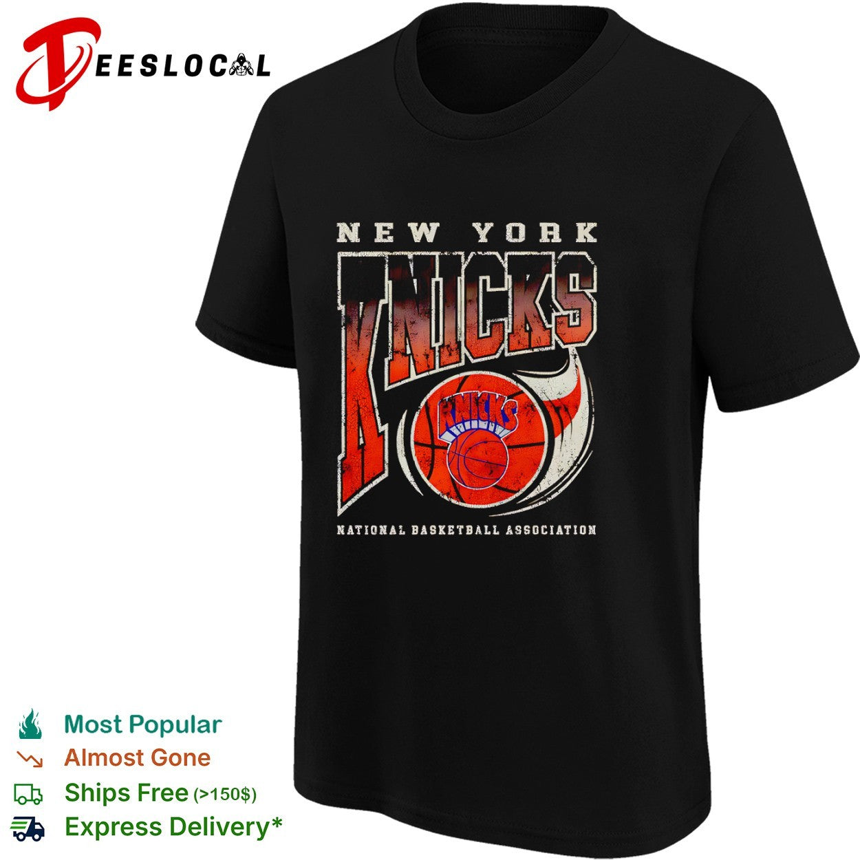 New York Knicks National Basketball Association team logo shirt