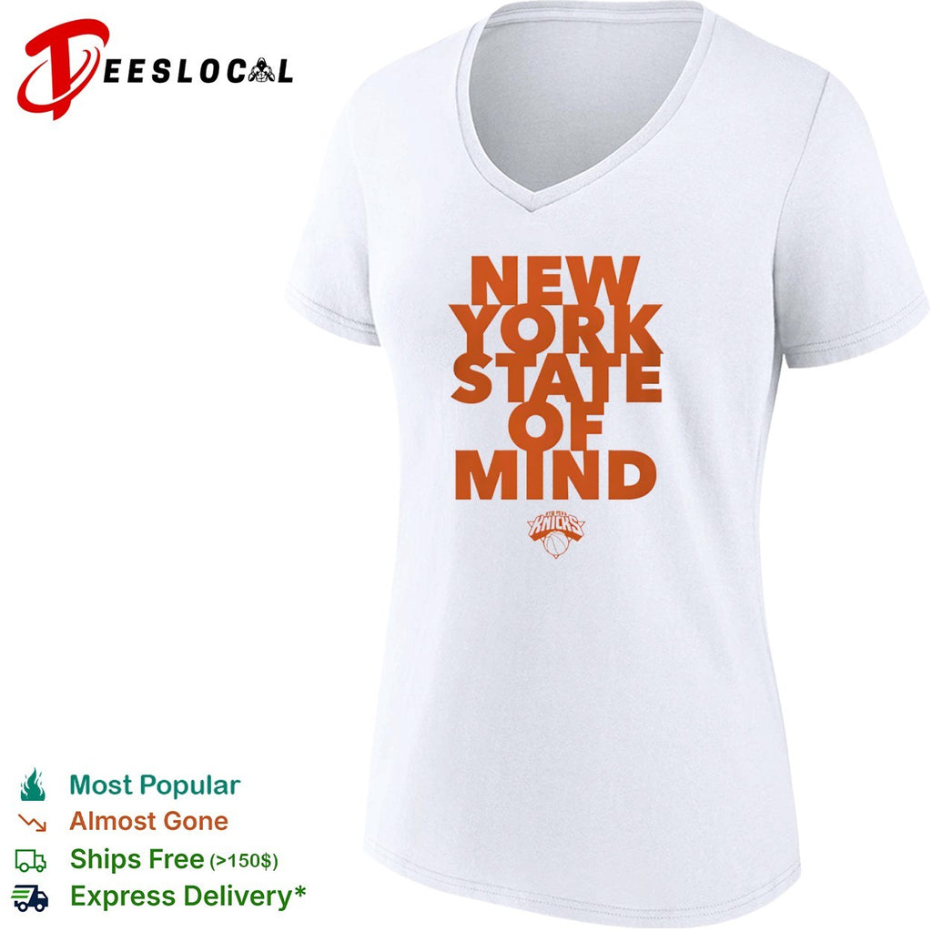 New York Knicks New York State of Mind basketball shirt