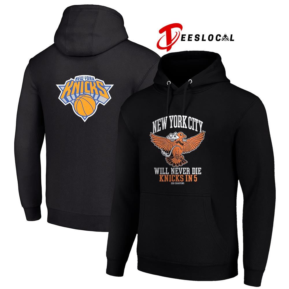 New York Knicks New York city will never die Knicks in 5 bird and mouse shirt