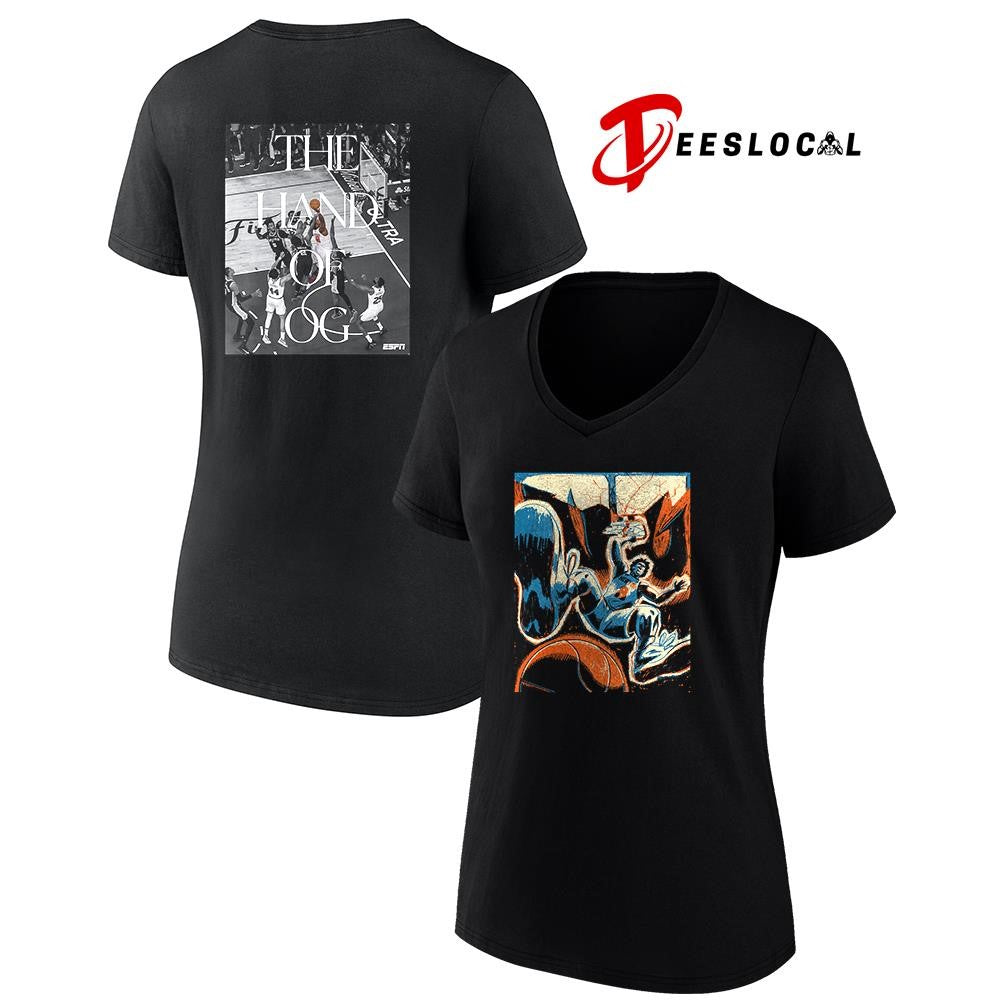 New York Knicks OG Anunoby the hand of OG art graphic shirt