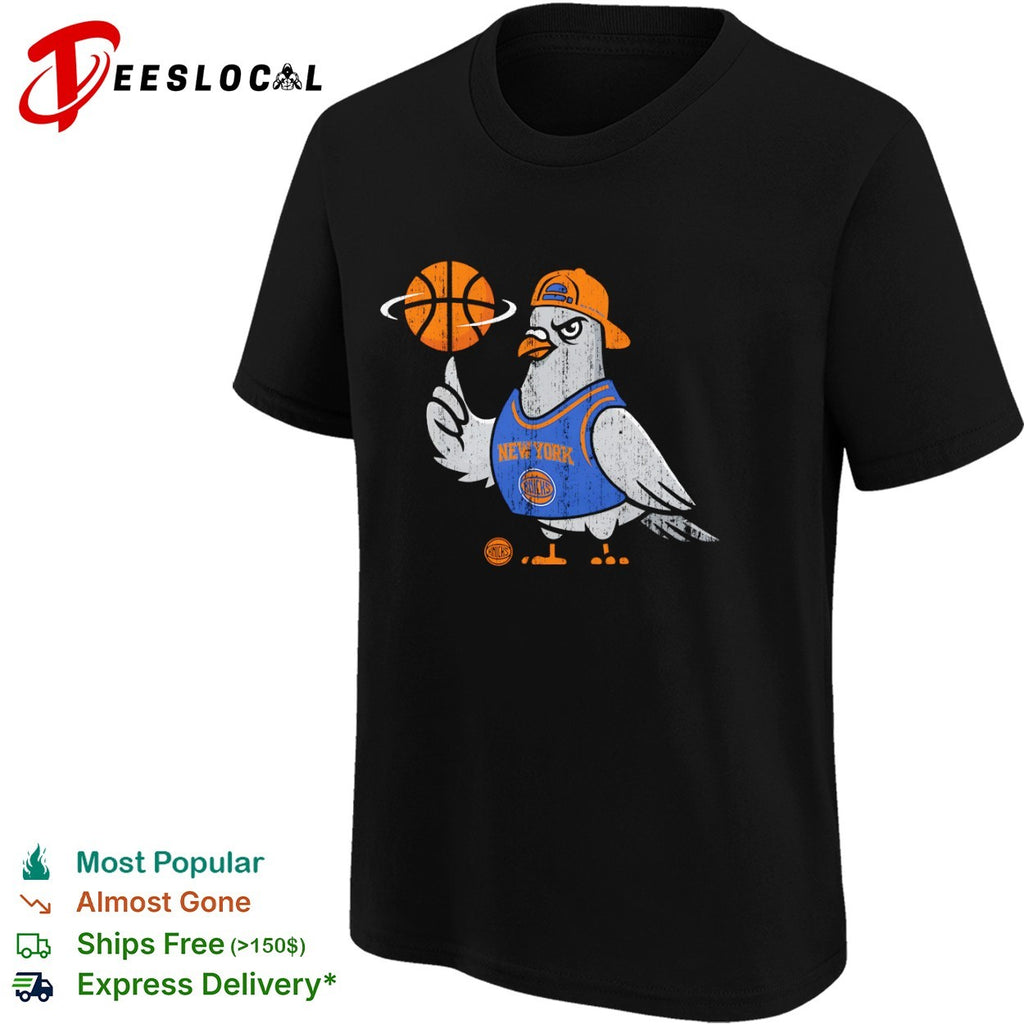 New York Knicks Pigeon Basketball Logo Shirt